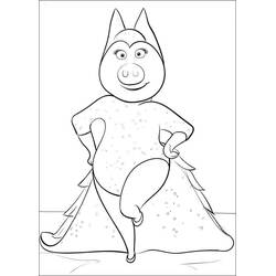 Coloring page: Sing (Animation Movies) #186077 - Free Printable Coloring Pages