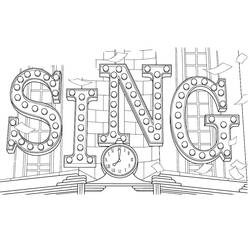 Coloring page: Sing (Animation Movies) #186085 - Free Printable Coloring Pages