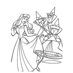 Coloring page: Sleeping Beauty (Animation Movies) #130712 - Printable coloring pages