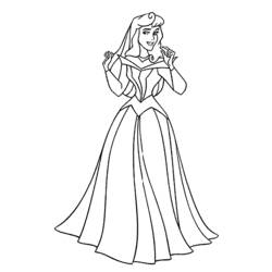 Coloring page: Sleeping Beauty (Animation Movies) #130726 - Printable coloring pages
