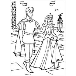 Coloring page: Sleeping Beauty (Animation Movies) #130733 - Printable coloring pages