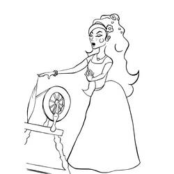 Coloring page: Sleeping Beauty (Animation Movies) #130767 - Printable coloring pages