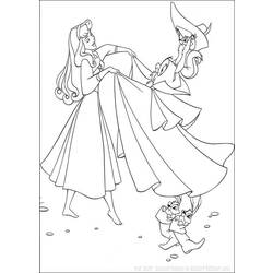 Coloring page: Sleeping Beauty (Animation Movies) #130786 - Free Printable Coloring Pages