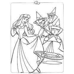 Coloring page: Sleeping Beauty (Animation Movies) #130794 - Printable coloring pages