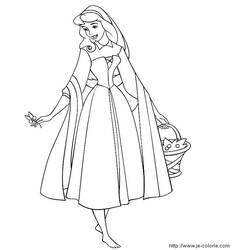 Coloring page: Sleeping Beauty (Animation Movies) #130796 - Free Printable Coloring Pages