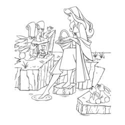Coloring page: Sleeping Beauty (Animation Movies) #130798 - Free Printable Coloring Pages