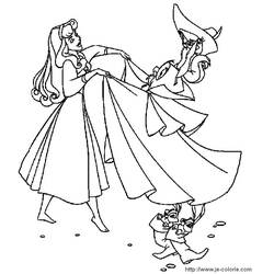 Coloring page: Sleeping Beauty (Animation Movies) #130799 - Free Printable Coloring Pages