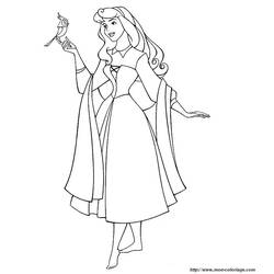 Coloring page: Sleeping Beauty (Animation Movies) #130810 - Printable coloring pages