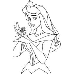 Coloring page: Sleeping Beauty (Animation Movies) #130811 - Printable coloring pages