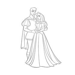 Coloring page: Sleeping Beauty (Animation Movies) #130833 - Printable coloring pages