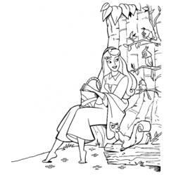 Coloring page: Sleeping Beauty (Animation Movies) #130834 - Free Printable Coloring Pages