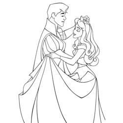 Coloring page: Sleeping Beauty (Animation Movies) #130862 - Free Printable Coloring Pages