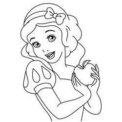 Coloring pages: Snow White - Free Printable Coloring Pages