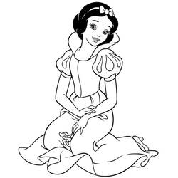 Coloring page: Snow White (Animation Movies) #178572 - Free Printable Coloring Pages