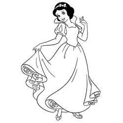 Coloring page: Snow White (Animation Movies) #178578 - Free Printable Coloring Pages