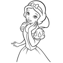 Coloring page: Snow White (Animation Movies) #178583 - Free Printable Coloring Pages