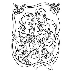 Coloring page: Snow White and the Seven Dwarfs (Animation Movies) #133846 - Printable coloring pages