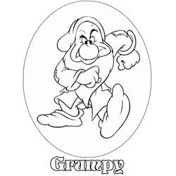Coloring page: Snow White and the Seven Dwarfs (Animation Movies) #133847 - Free Printable Coloring Pages