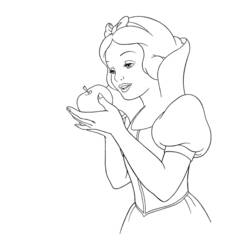 Coloring page: Snow White and the Seven Dwarfs (Animation Movies) #133849 - Printable coloring pages