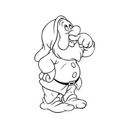 Coloring page: Snow White and the Seven Dwarfs (Animation Movies) #133853 - Printable coloring pages