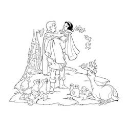 Coloring page: Snow White and the Seven Dwarfs (Animation Movies) #133854 - Free Printable Coloring Pages