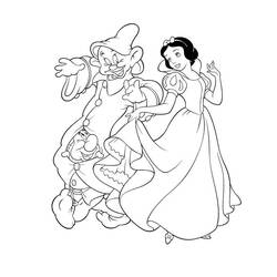 Coloring page: Snow White and the Seven Dwarfs (Animation Movies) #133871 - Free Printable Coloring Pages