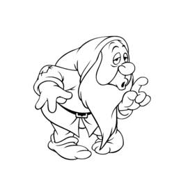 Coloring page: Snow White and the Seven Dwarfs (Animation Movies) #133876 - Free Printable Coloring Pages