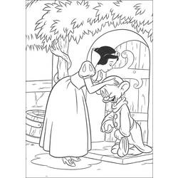 Coloring page: Snow White and the Seven Dwarfs (Animation Movies) #133891 - Free Printable Coloring Pages