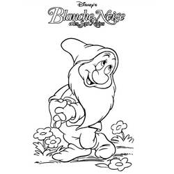 Coloring page: Snow White and the Seven Dwarfs (Animation Movies) #133899 - Printable coloring pages
