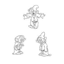 Coloring page: Snow White and the Seven Dwarfs (Animation Movies) #133901 - Printable coloring pages