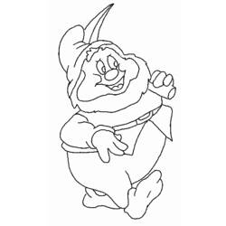 Coloring page: Snow White and the Seven Dwarfs (Animation Movies) #133906 - Free Printable Coloring Pages