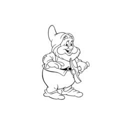 Coloring page: Snow White and the Seven Dwarfs (Animation Movies) #133918 - Free Printable Coloring Pages