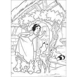 Coloring page: Snow White and the Seven Dwarfs (Animation Movies) #133919 - Free Printable Coloring Pages