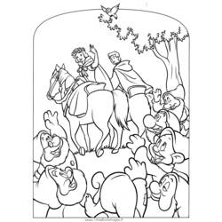 Coloring page: Snow White and the Seven Dwarfs (Animation Movies) #133920 - Free Printable Coloring Pages