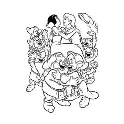 Coloring page: Snow White and the Seven Dwarfs (Animation Movies) #133924 - Free Printable Coloring Pages