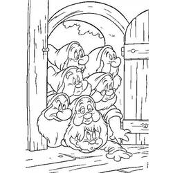 Coloring page: Snow White and the Seven Dwarfs (Animation Movies) #133925 - Printable coloring pages