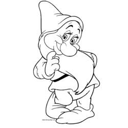 Coloring page: Snow White and the Seven Dwarfs (Animation Movies) #133926 - Printable coloring pages