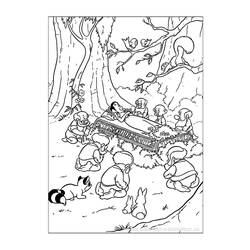Coloring page: Snow White and the Seven Dwarfs (Animation Movies) #133927 - Free Printable Coloring Pages