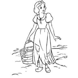 Coloring page: Snow White and the Seven Dwarfs (Animation Movies) #133928 - Free Printable Coloring Pages