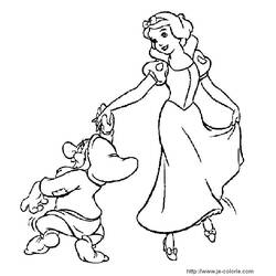 Coloring page: Snow White and the Seven Dwarfs (Animation Movies) #133969 - Free Printable Coloring Pages