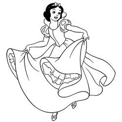 Coloring page: Snow White and the Seven Dwarfs (Animation Movies) #134000 - Printable coloring pages