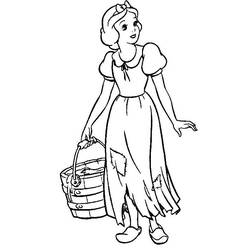 Coloring page: Snow White and the Seven Dwarfs (Animation Movies) #134002 - Free Printable Coloring Pages