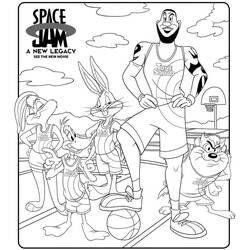 Coloring page: Space Jam (Animation Movies) #198229 - Free Printable Coloring Pages