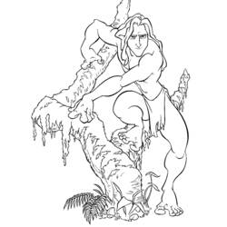 Coloring page: Tarzan (Animation Movies) #131095 - Free Printable Coloring Pages