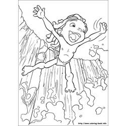 Coloring page: Tarzan (Animation Movies) #131099 - Free Printable Coloring Pages