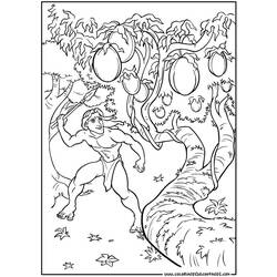Coloring page: Tarzan (Animation Movies) #131107 - Free Printable Coloring Pages