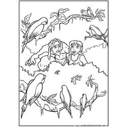 Coloring page: Tarzan (Animation Movies) #131111 - Free Printable Coloring Pages