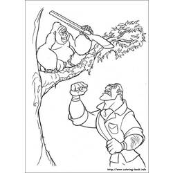Coloring page: Tarzan (Animation Movies) #131119 - Free Printable Coloring Pages