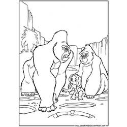 Coloring page: Tarzan (Animation Movies) #131138 - Free Printable Coloring Pages