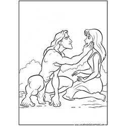 Coloring page: Tarzan (Animation Movies) #131164 - Free Printable Coloring Pages